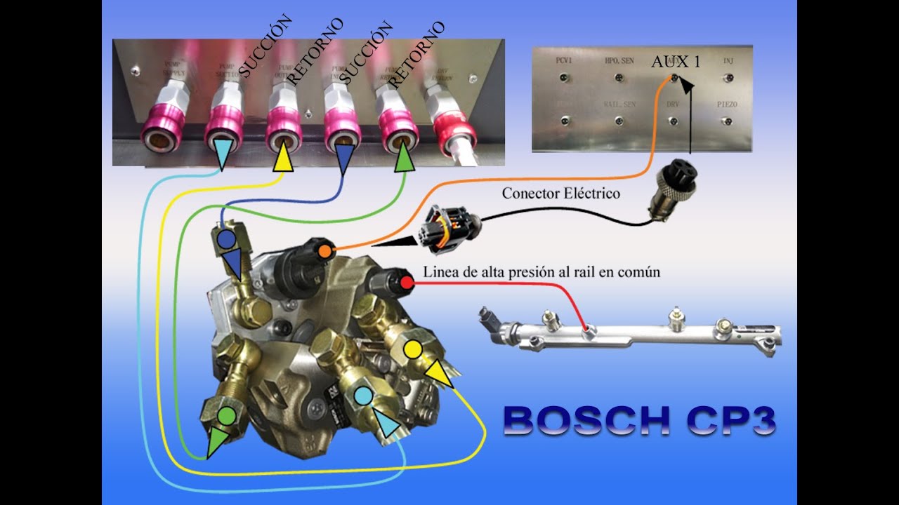 PRUEBA DE BOSCH CP3 EN BANCO YUUHATSU 701YTS/CR