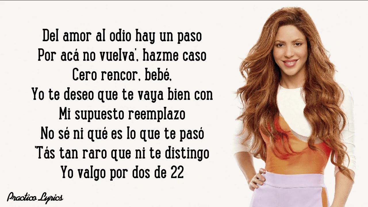 SHAKIRA || BZRP Music Sessions #53 (Letra/Lyrics) | una loba como yo no está pa' tipos como tú