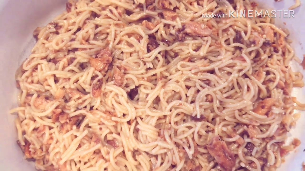 Sardines with Noodles