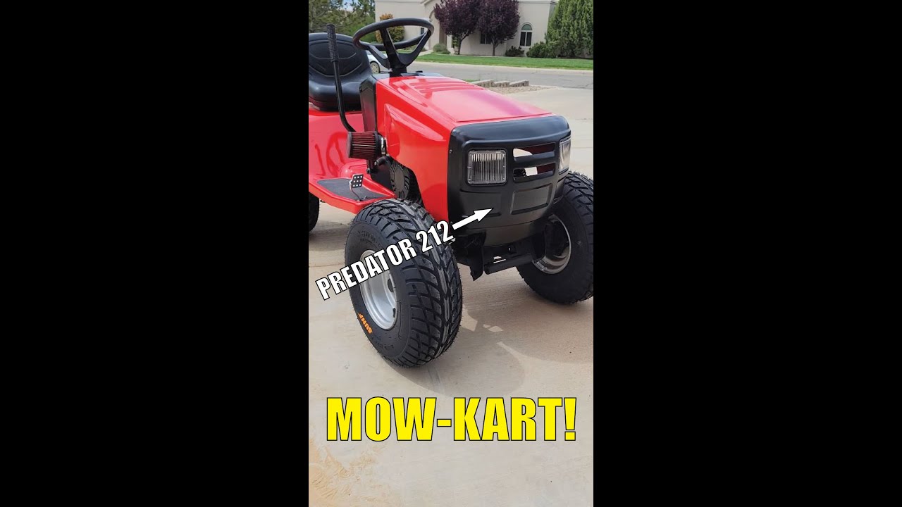 TURNING A JUNK MOWER INTO A GO-KART!