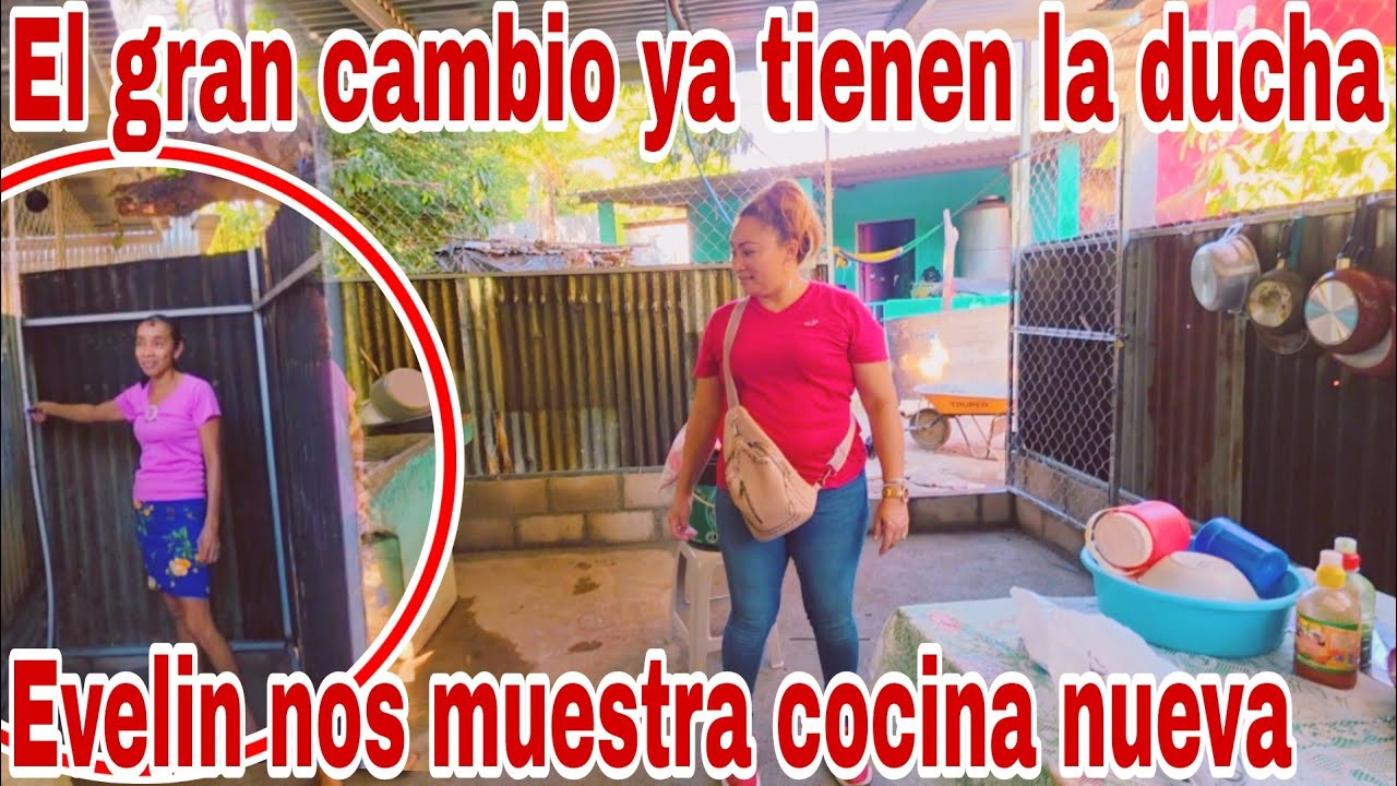 El gran cambio ya tiene la ducha Evelin nos muestra cocina nueva😱😳