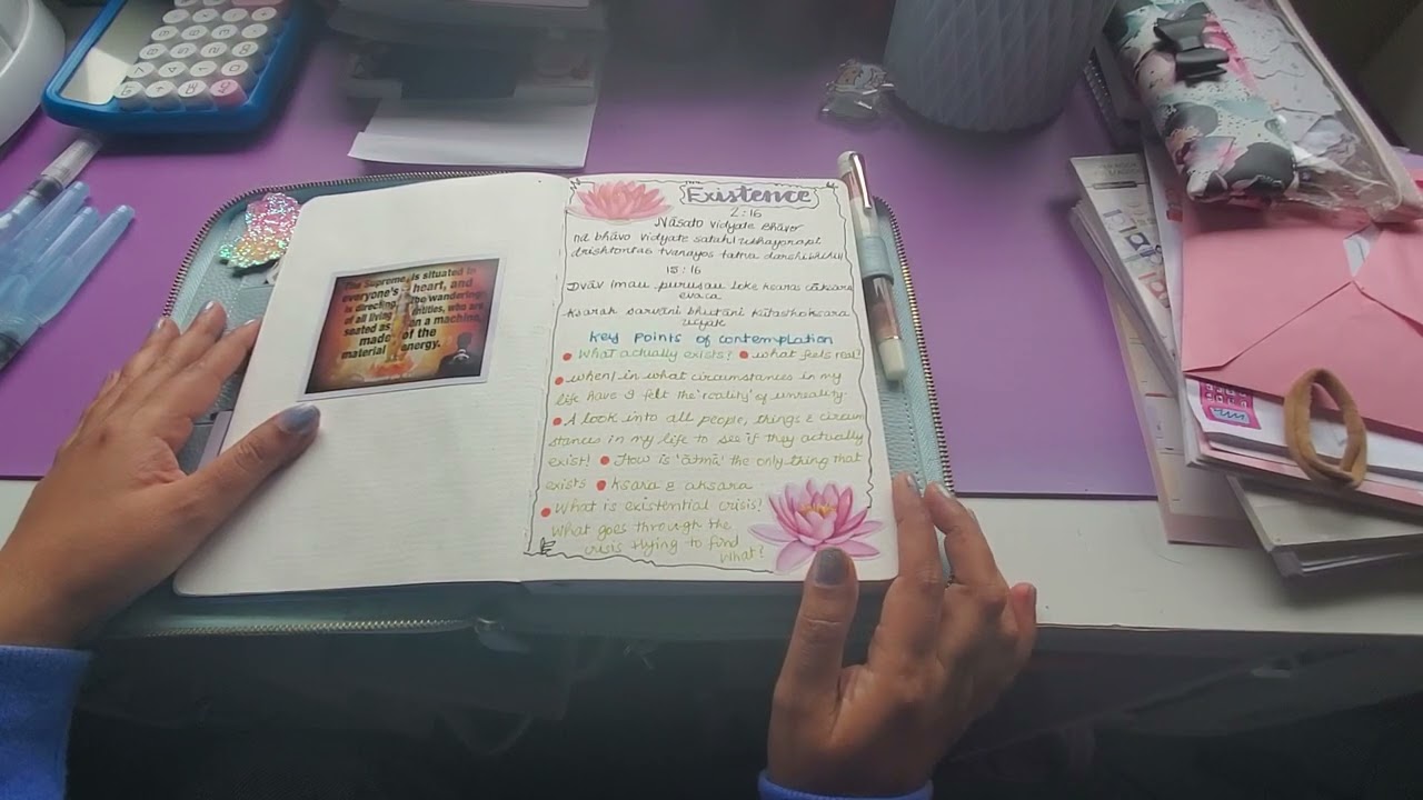 Bhagavat Gita Journal Prompt - First prompt for 2025 - Existence