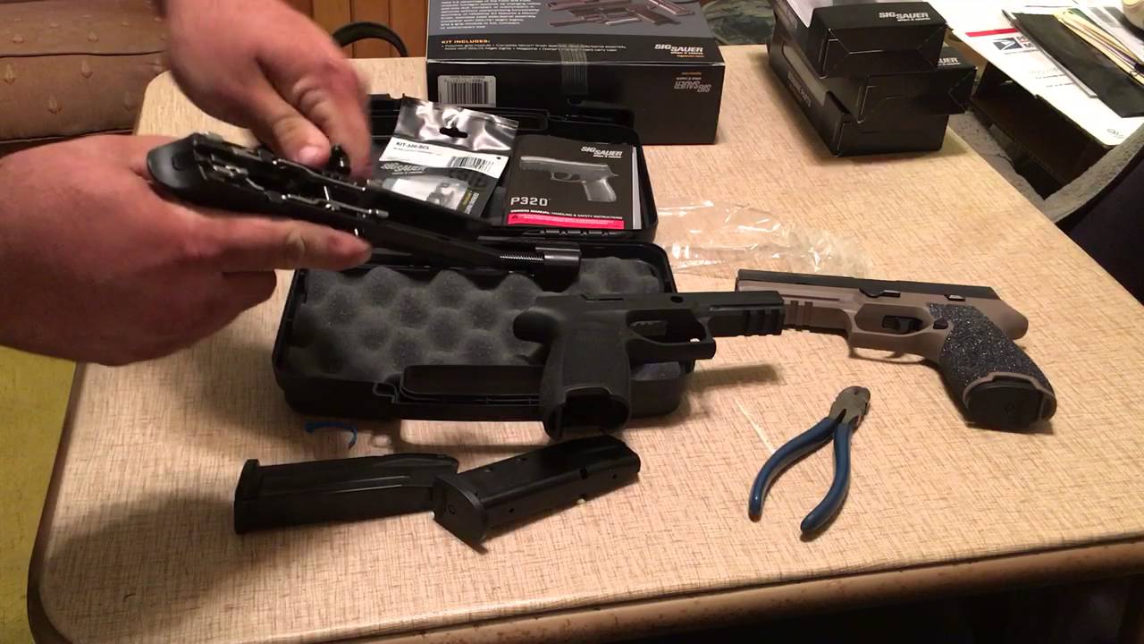 SIG P320 Caliber X change Kit