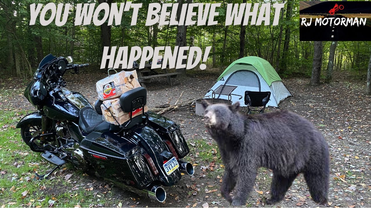 Wild first moto-camping trip.