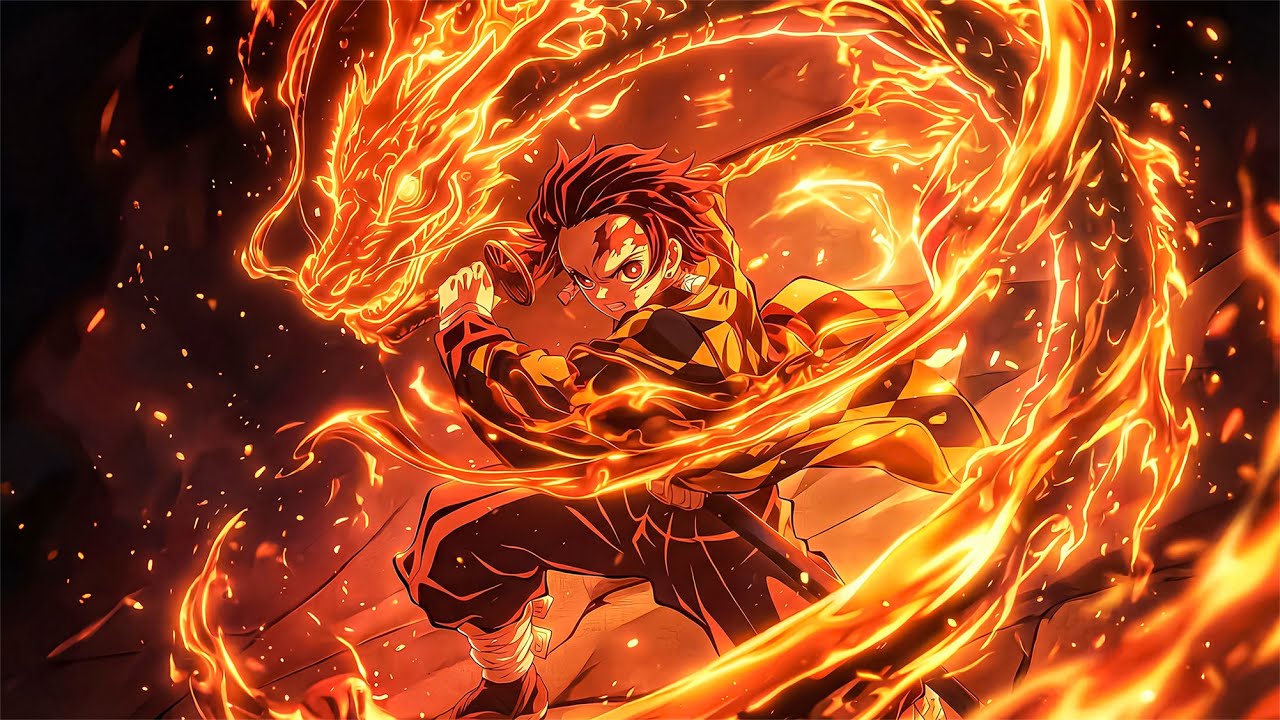 Tanjiro vs Demon King Battle Theme ⚔️🔥 | Kimetsu no Yaiba OST