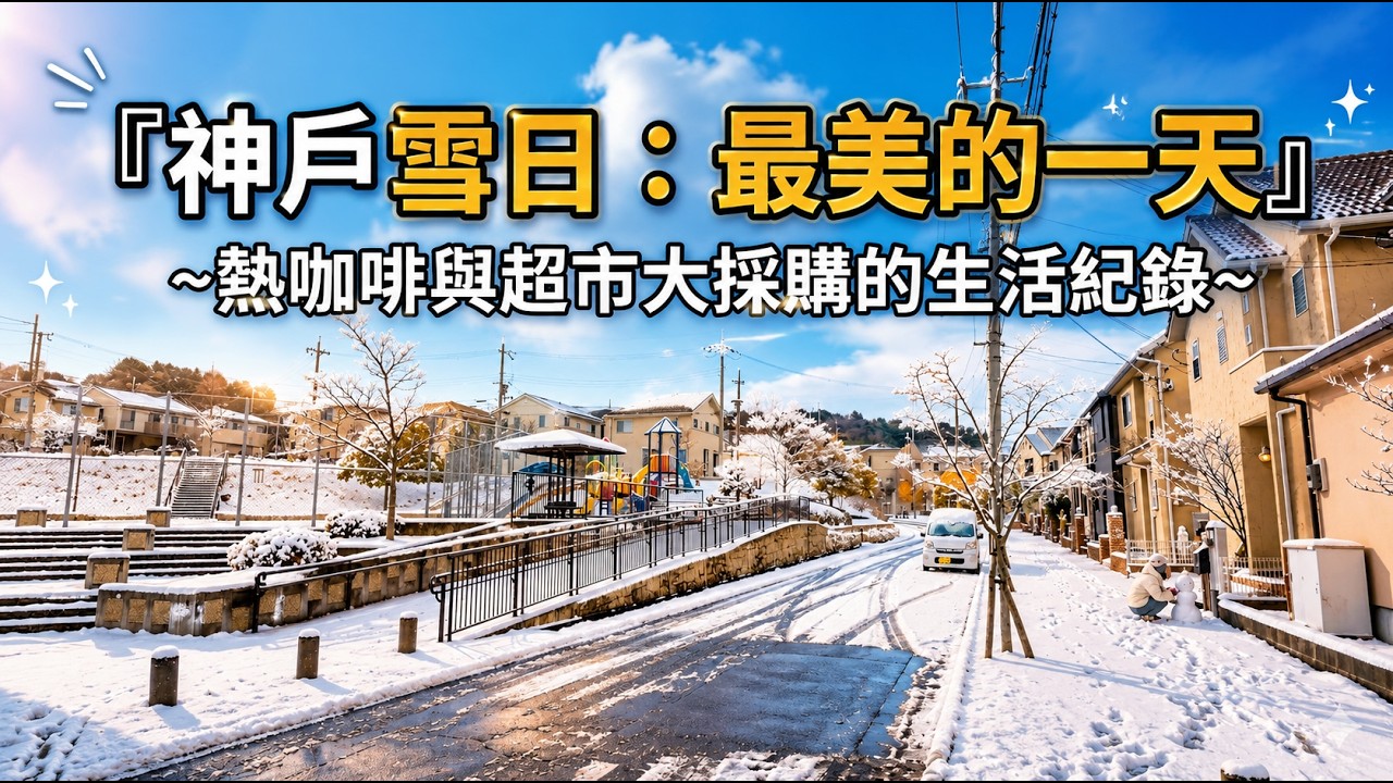 日本神户突降大雪，但日本人的生活几乎没受影响