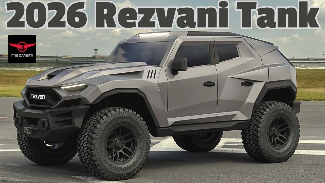 Представлен Rezvani Tank 2026 года: теперь он обладает мощностью 1000 лошадиных сил.