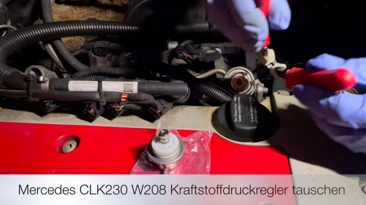 Startprobleme, unruhiger Leerlauf, keine Gasannahme? Mercedes W208 CLK230 Kraftstoffregler wechseln