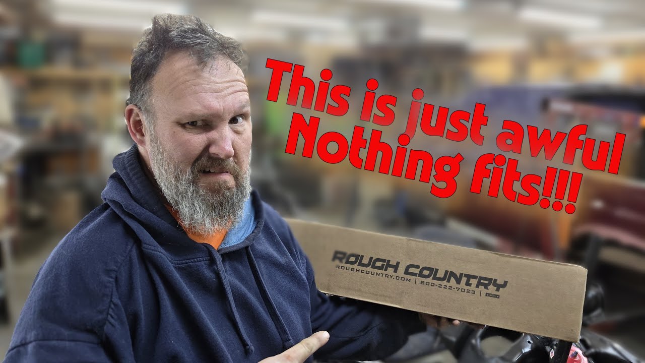 Rough Country lift install begins...Not impressed
