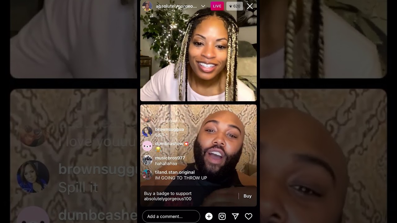 Tiffany Mitchell & Derek Frazier IG Live Big Brother 23 November 13, 2021 #bb23