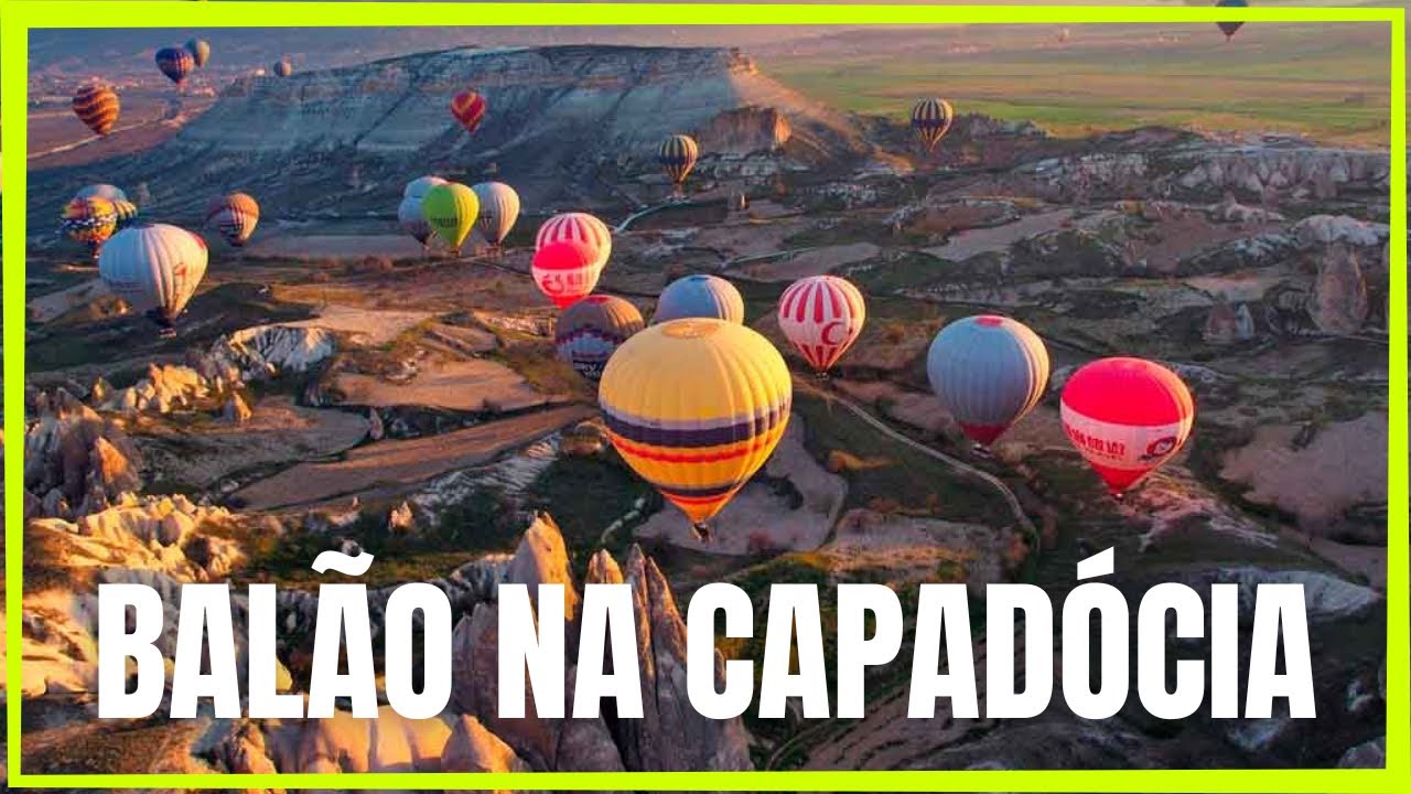 Voando de balão na Capadócia, Turquia 4K