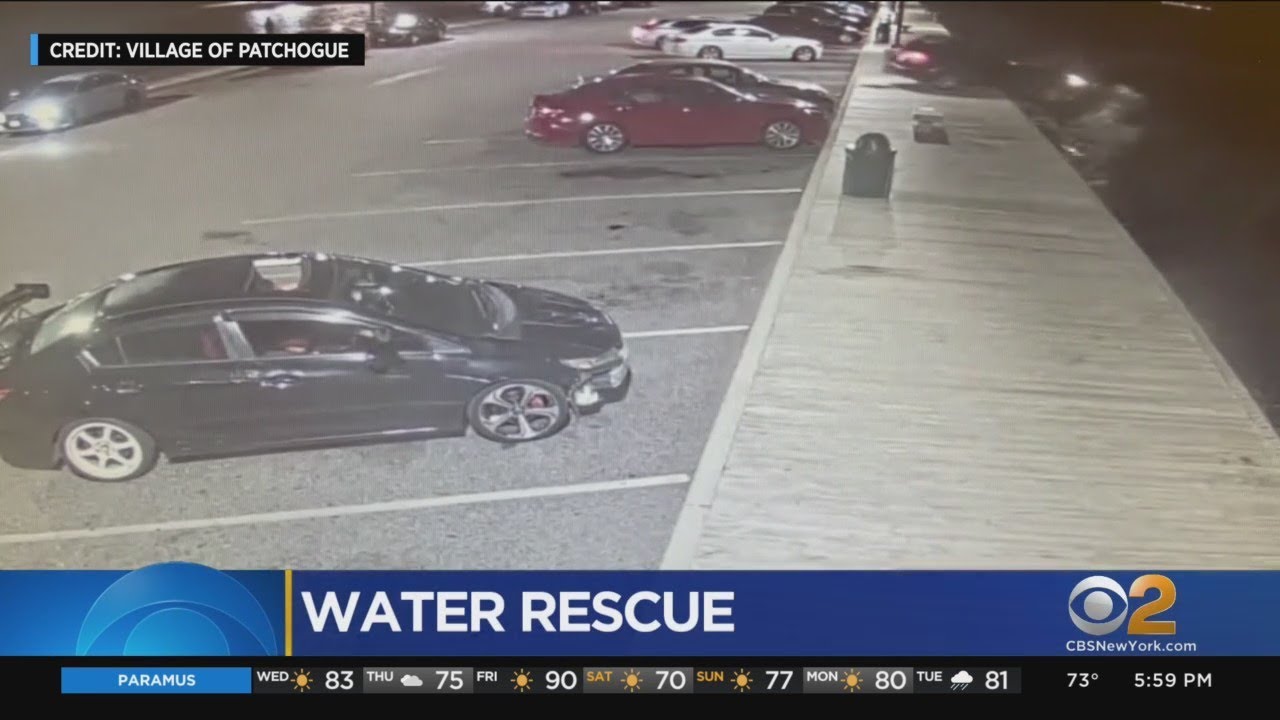 17-year-old dives into Great South Bay to save motorist who had driven into the water