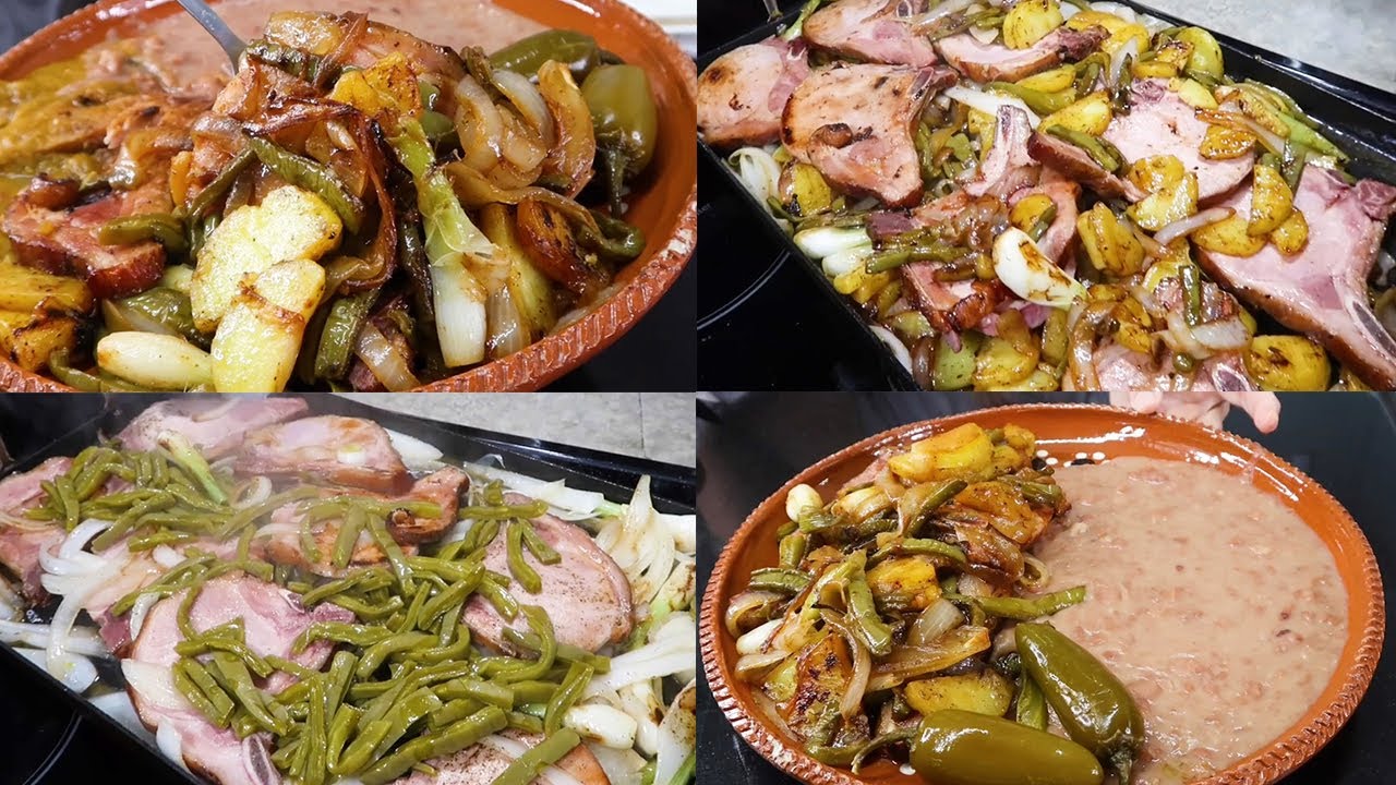 CHULETAS AHUMADAS CON NOPALITOS