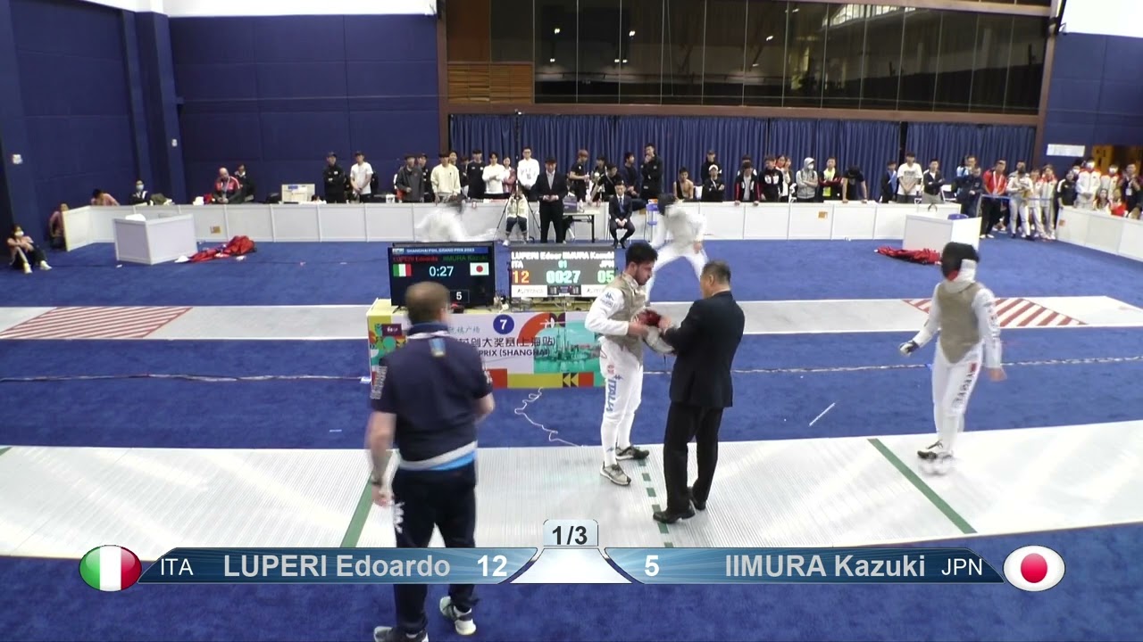 2023 145 T32 12 M F Individual Shanghai CHN GP 7 LUPERI ITA vs IIMURA JPN