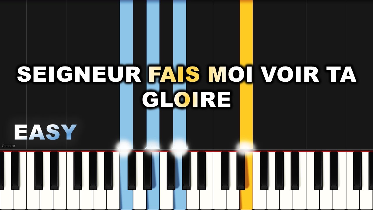 Ô Vives - Seigneur Fais Moi Voir Ta Gloire | EASY PIANO TUTORIAL BY Extreme Midi