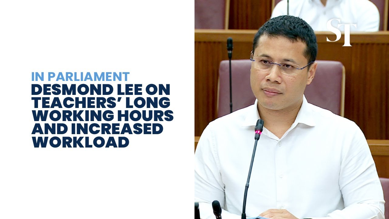 [FULL] Teaching today is a lot more holistic: Desmond Lee on teachers&rsquo; long working hours