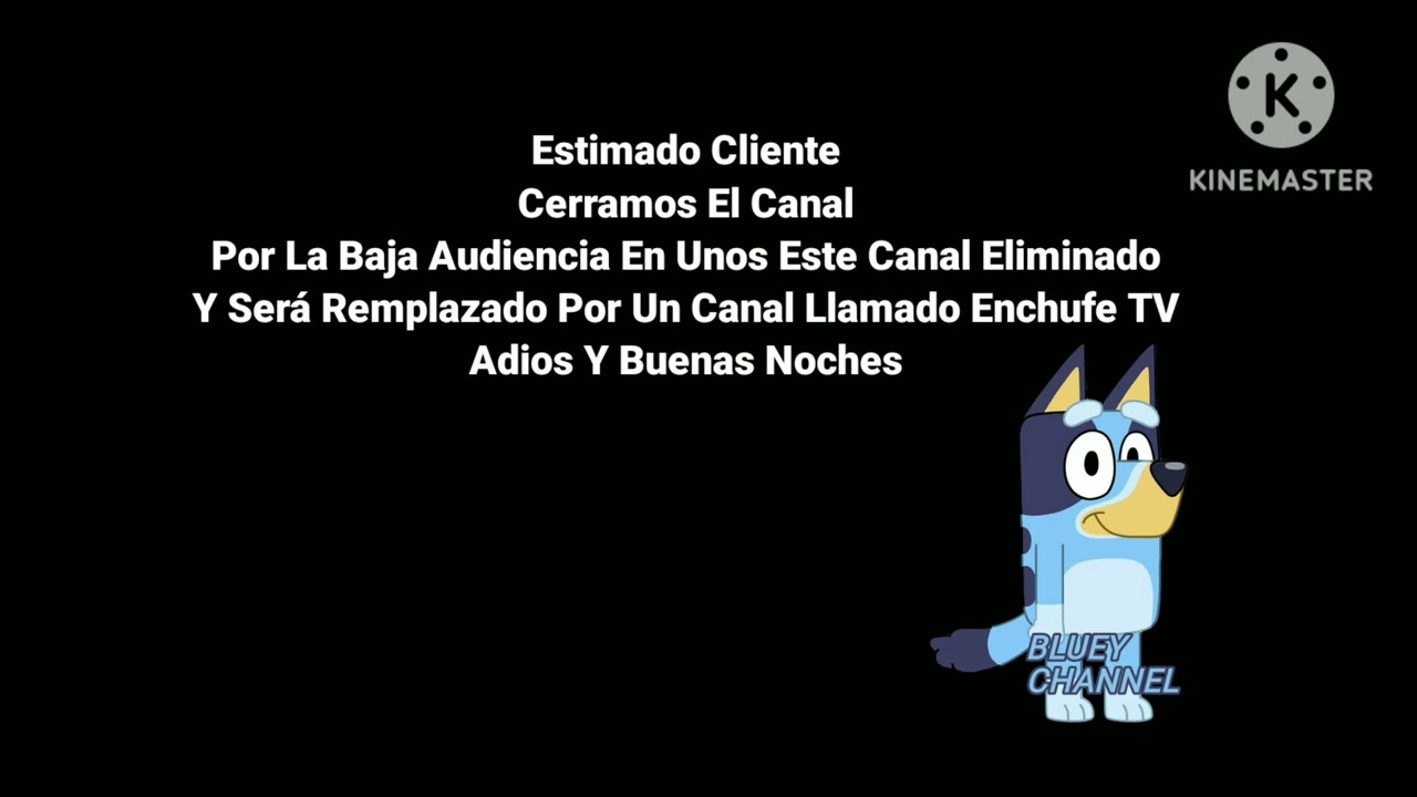 [REAL]Cierre De Transmisión Bluey Channel Y Inicio De Transmisiónes Enchufe TV 18/03/20