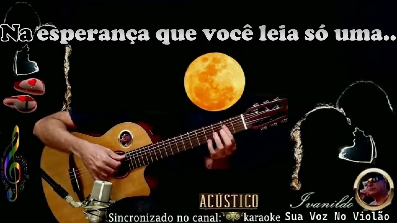 Falando às Paredes - Chitãozinho e Xororó  (sua voz no violão) cover karaokê acústico