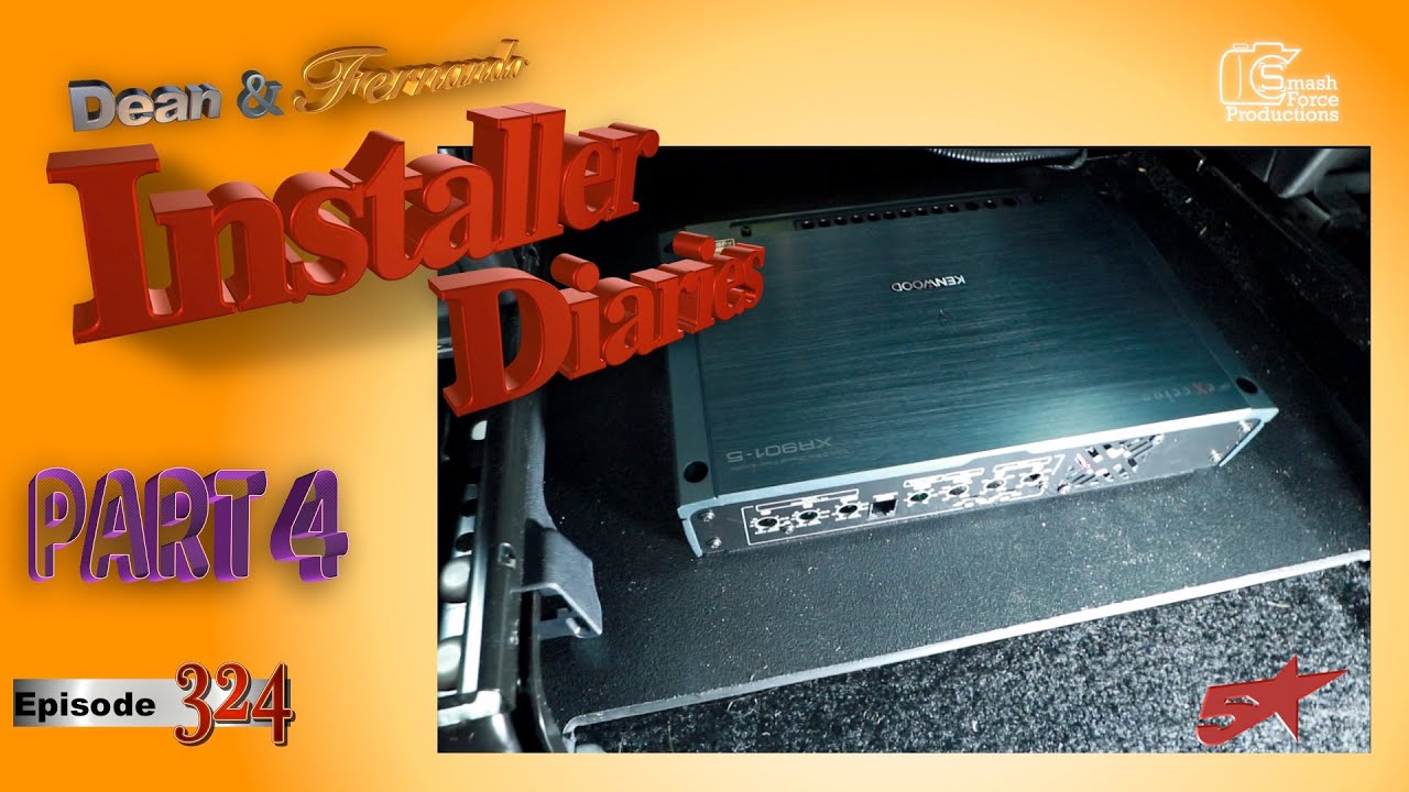 2020 4 Runner doors get speakers and a Amp mount Installer Diaries 324 part 4