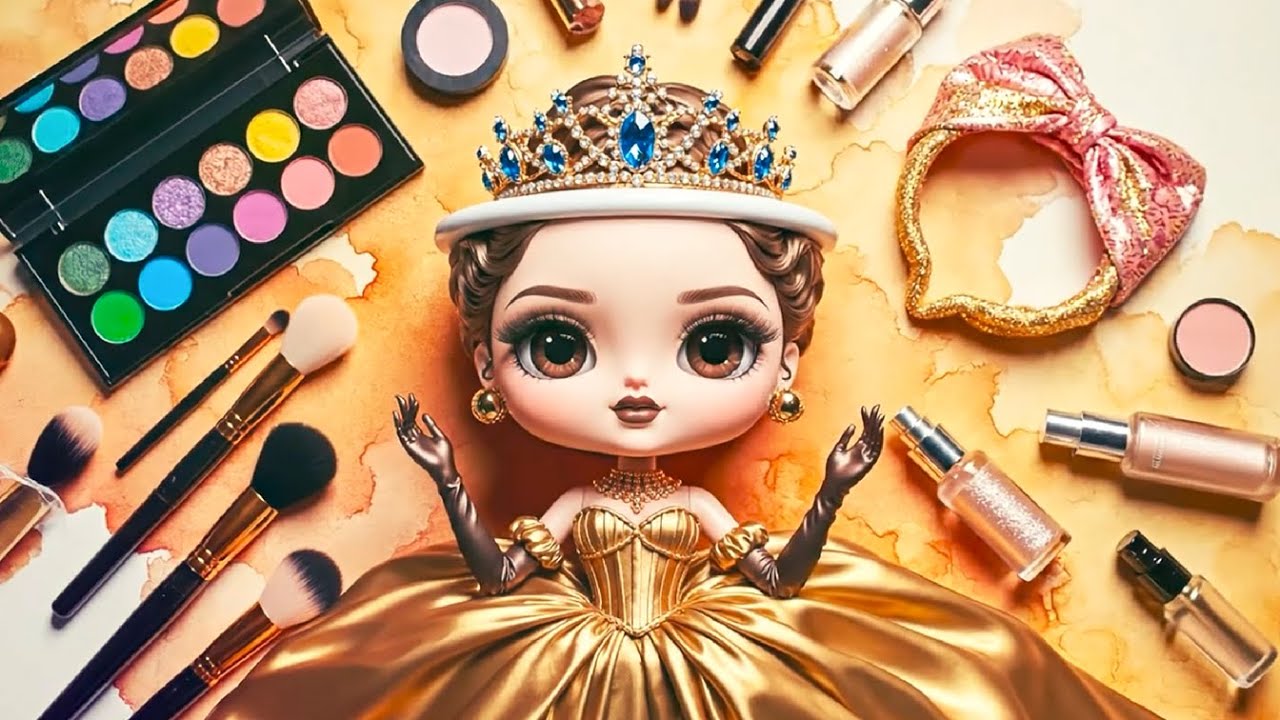 Espressona Signora Royal Makeup ASMR 👑💄 Soft Glam & Relaxing Sounds