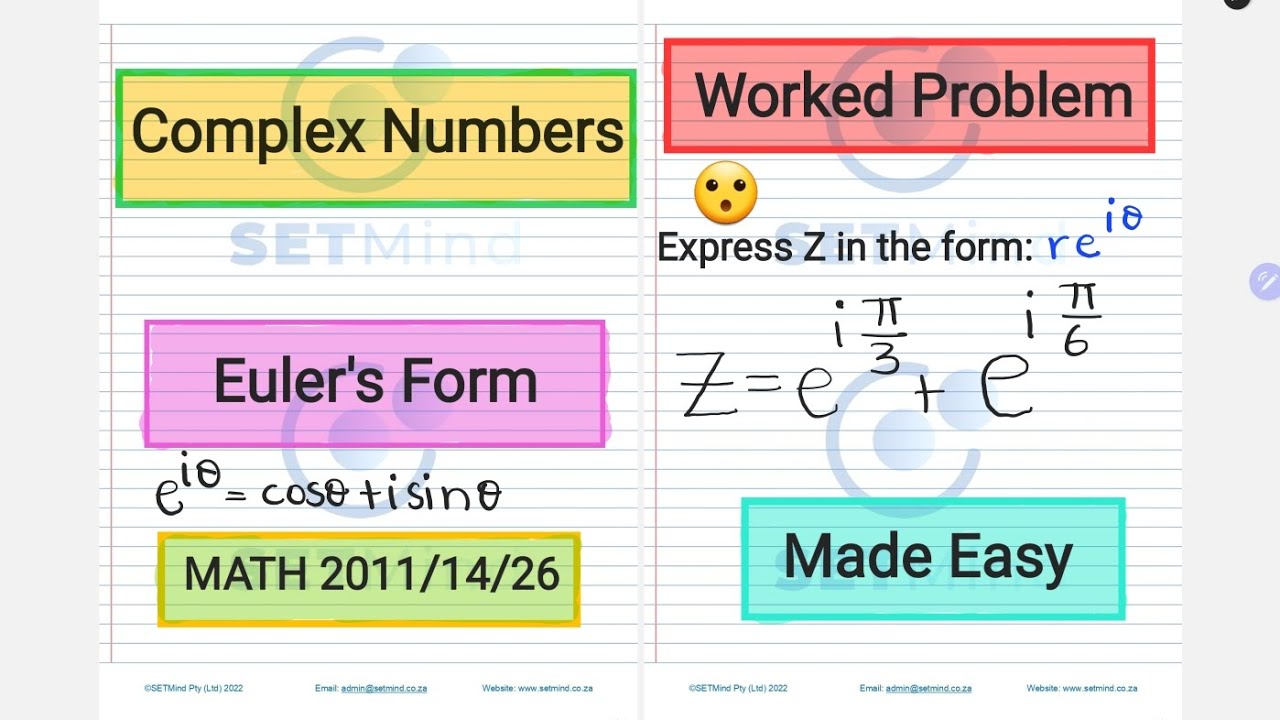 Solving Complex Numbers: Step-by-Step Euler's Form Tutorial | SETMind