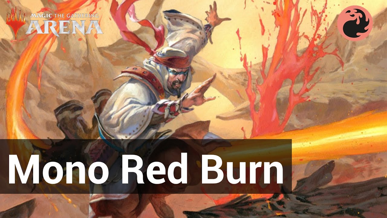 🔴BURN IS BACK!!! MONO RED BURN GAMEPLAY! | STANDARD BO1 FOUNDATIONS | MTG ARENA
