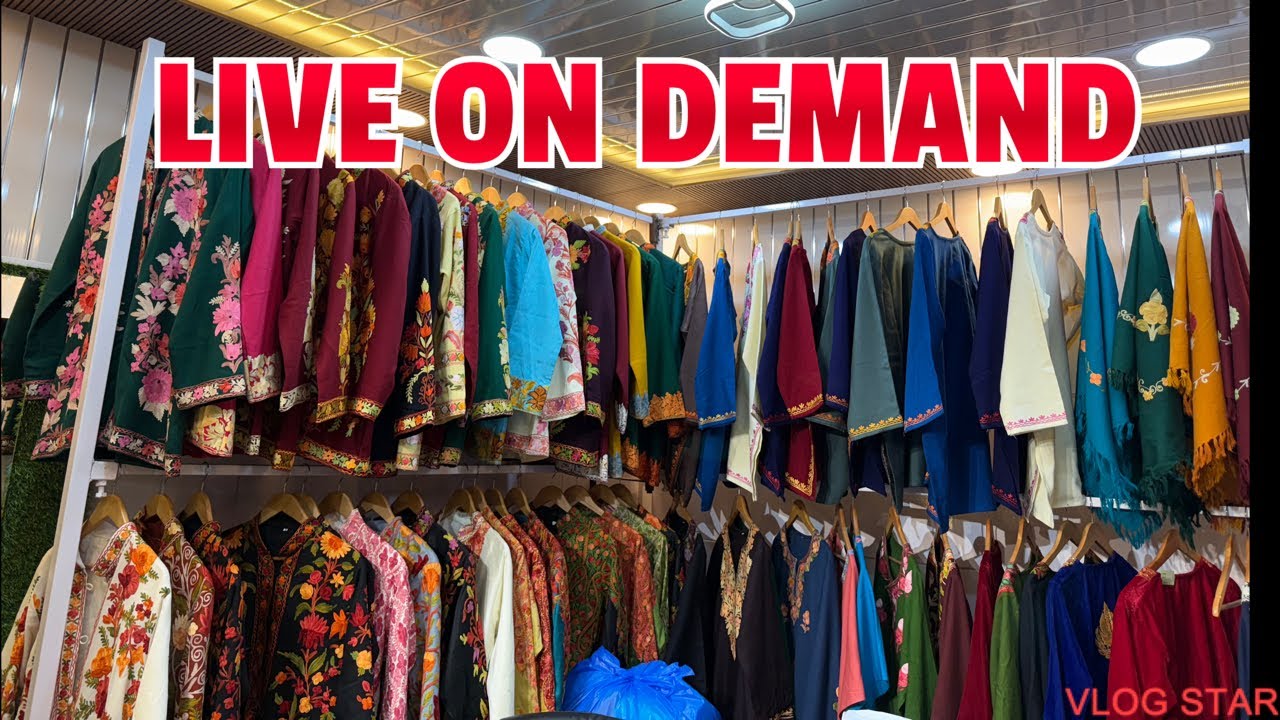 LIVE | SHOWING KASHMIRI DRESSES ON DEMAND