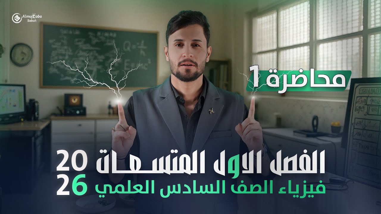 فيزياء السادس العلمي | الفصل الأول (المتسعات) | محاضرة 1 تصوير 2026
