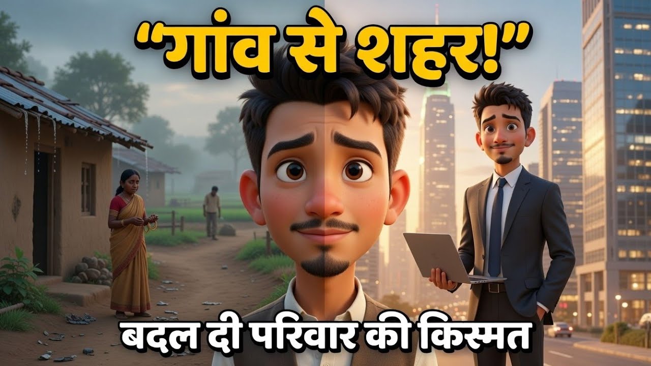 गांव छोड़कर शहर आया बेटा – 4 साल में बदल दी परिवार की किस्मत | Emotional Motivational Story