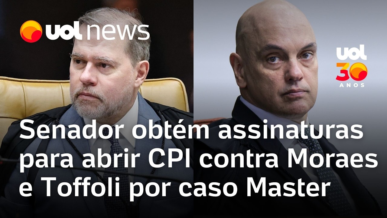 Alessandro Vieira obtém assinaturas para abrir CPI contra Moraes e Toffoli por caso Master