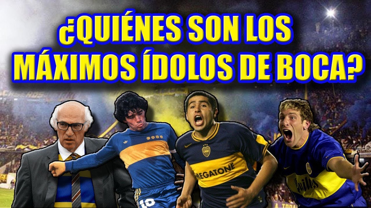 Los 10 MÁXIMOS ÍDOLOS de la HISTORIA de BOCA