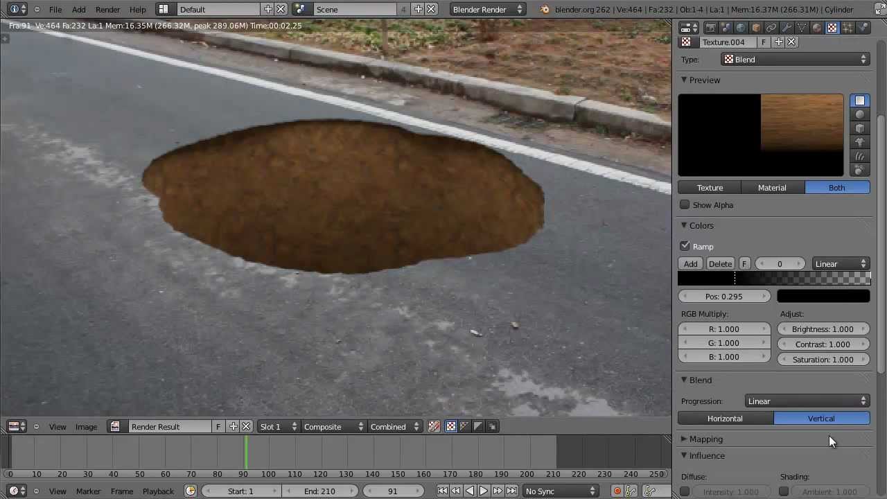 Введение в отслеживание камеры в Blender