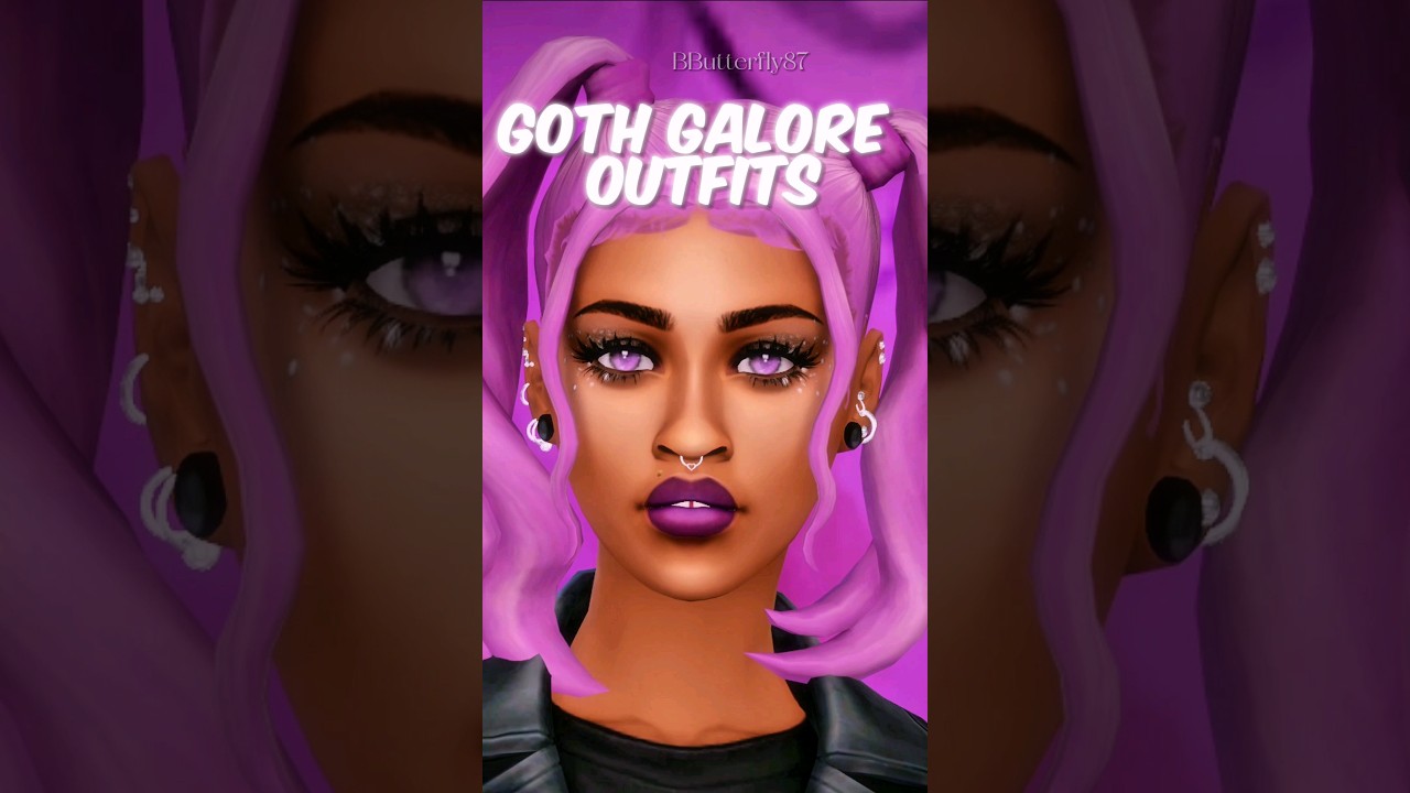 *NEW* Goth Galore Kit The Sims 4 #Shorts #sims4 #sims4cas #sims #gamming #explore #createasim #dlc