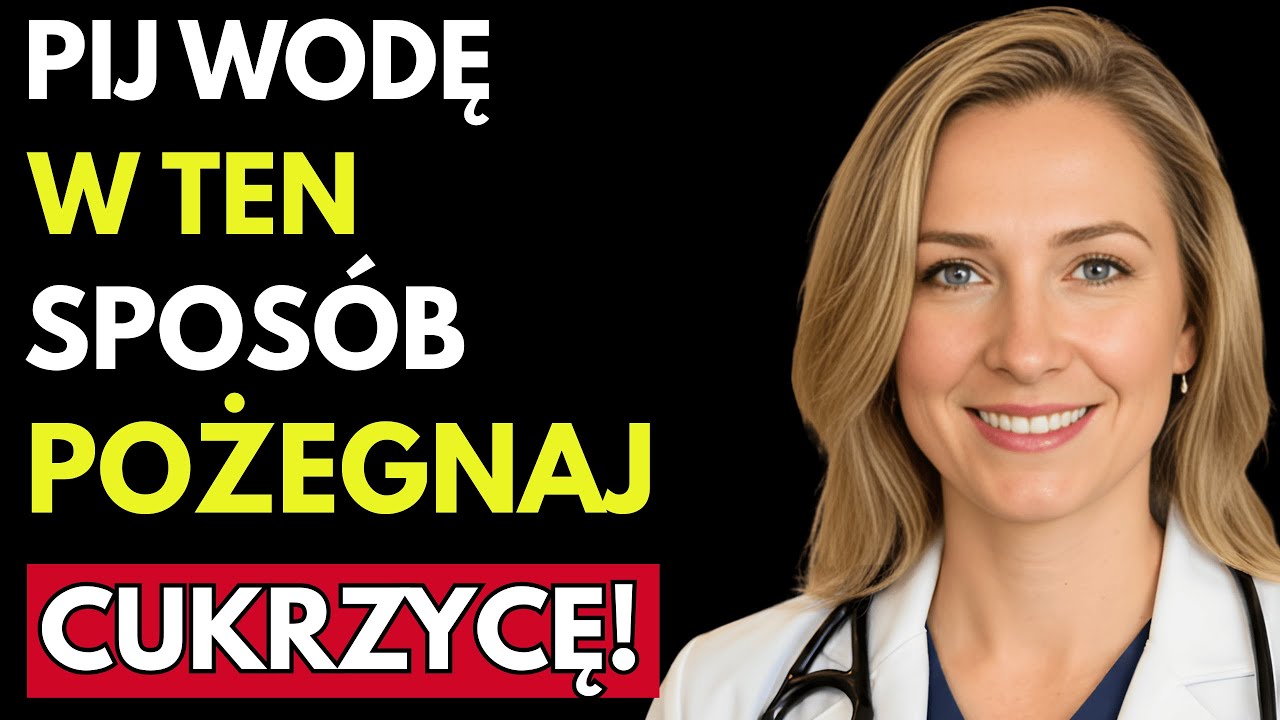 Jak SENIORZY Powinni Pić Wodę, Aby Wspierać Poziom CUKRU WE KRWI i Zdrowie przy CUKRZYCY | Dr. Zofia
