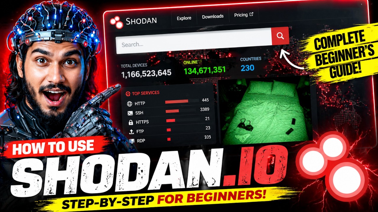 How to Use Shodan.io Website for Beginners | Shodan Tutorial