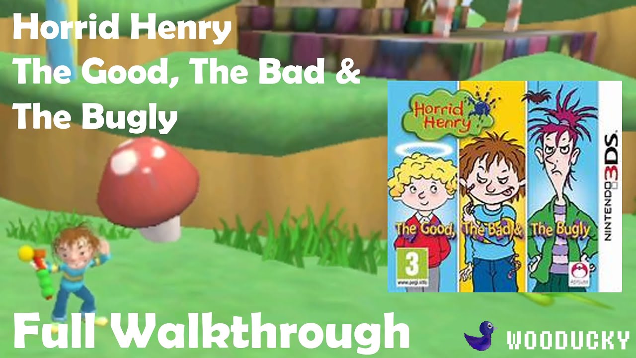 Horrid Henry The Good, The Bad & The Bugly (3DS) - Full Walkthrough