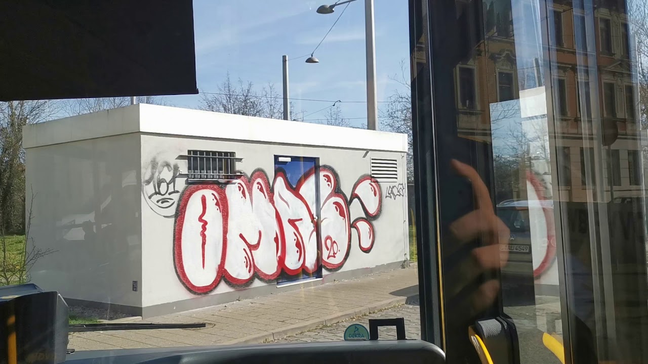 Bus mitfahrt Leipzig Linie SEV11 mit einem Dresdner Bus