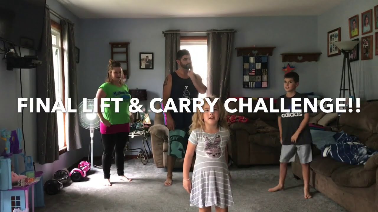 #liftandcarrychallenge #familyliftandcarry Our final lift and carry challenge | family challenge