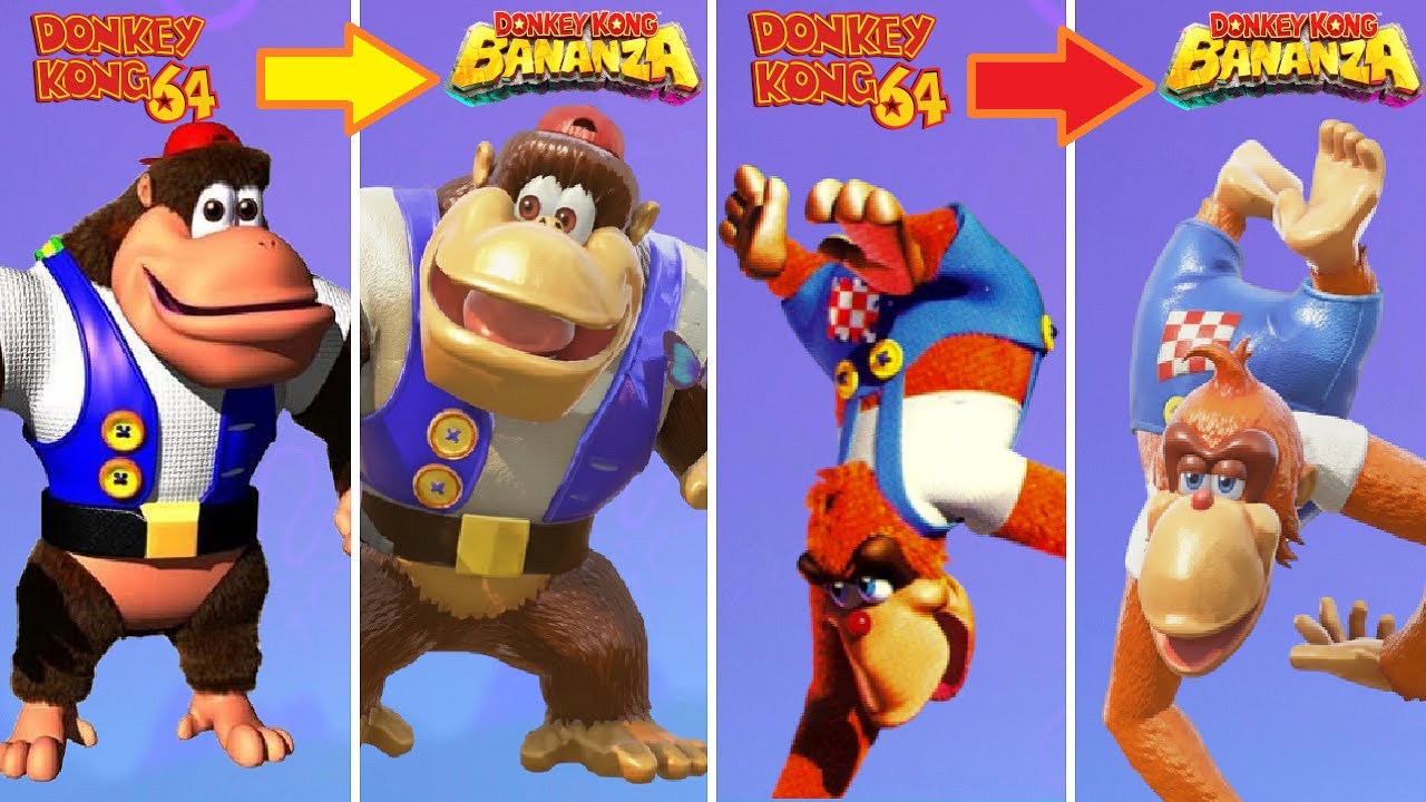 Chunky & Lanky Kong DLC in Donkey Kong Bananza