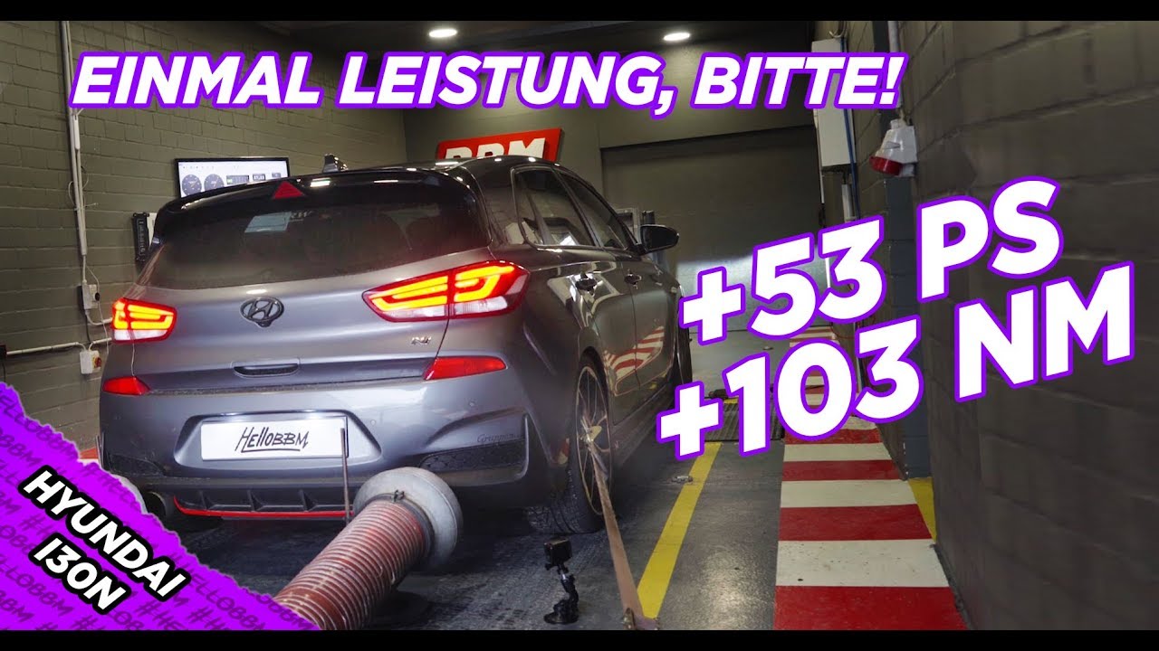 JETZT steht er gut im Futter! Hyundai i30N Performance Softwareoptimierung - BBM Motorsport