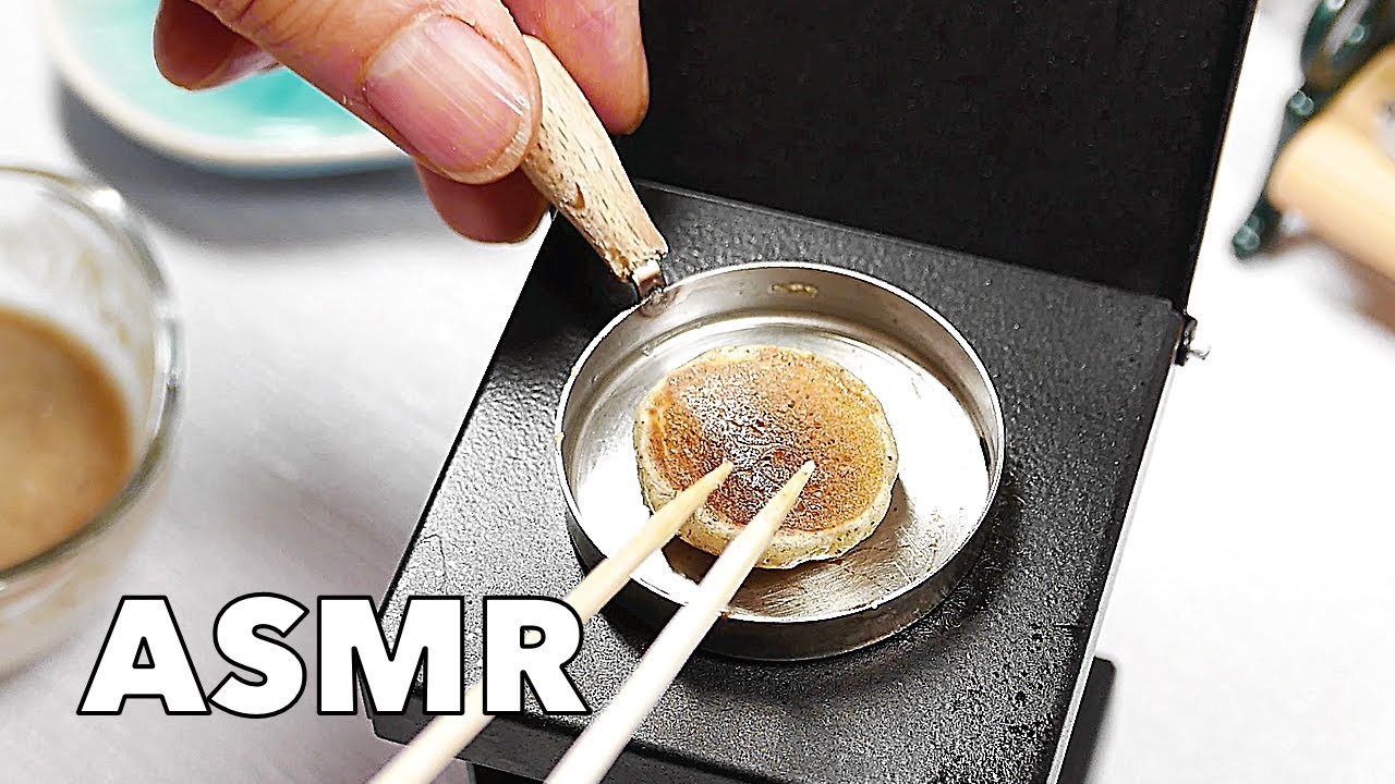 World's Smallest Pancake | ASMR Cooking