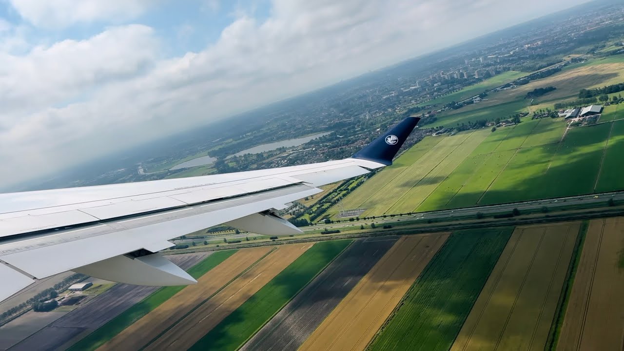 [4K] GO-AROUND at Amsterdam | Air France | Airbus A220-300 | F-HPND | AMS | SCS 26