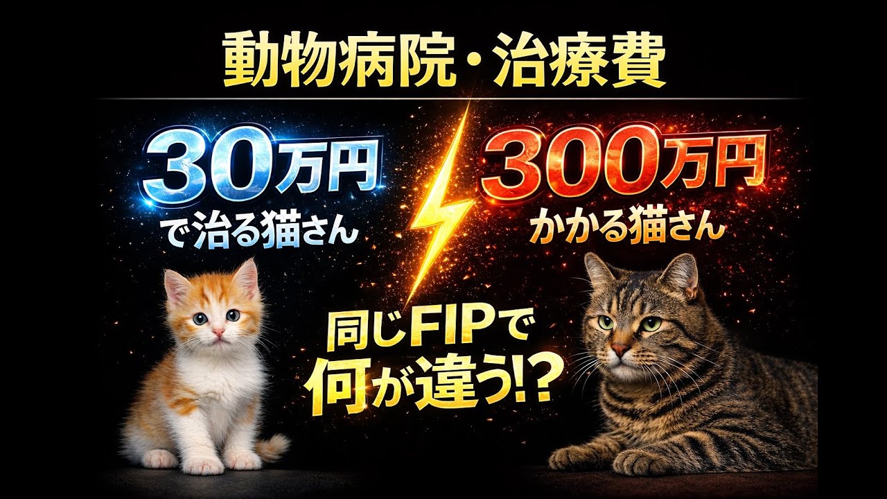 FIP治療費｜30万円〜300万円の真相｜第144話＠猫伝染性腹膜炎