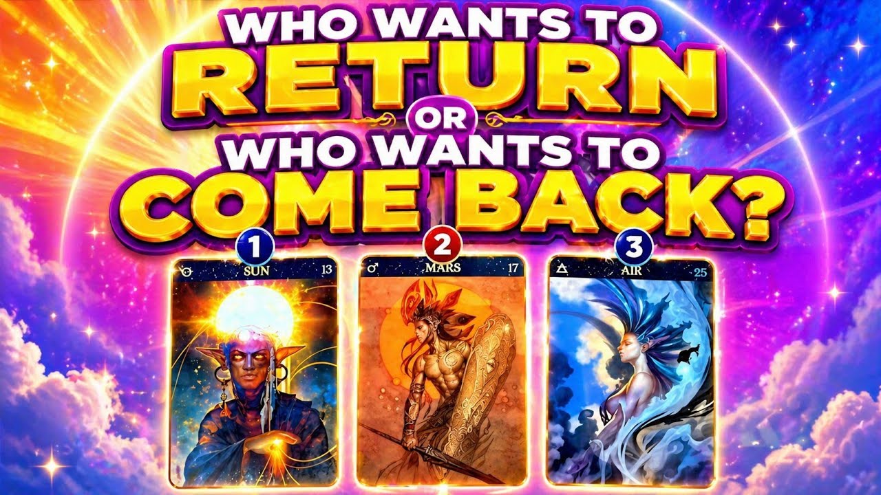 🔮 WILL THEY COME BACK INTO YOUR LIFE? 🔮  pick a card tarot ✨️ timeless ✨️ 