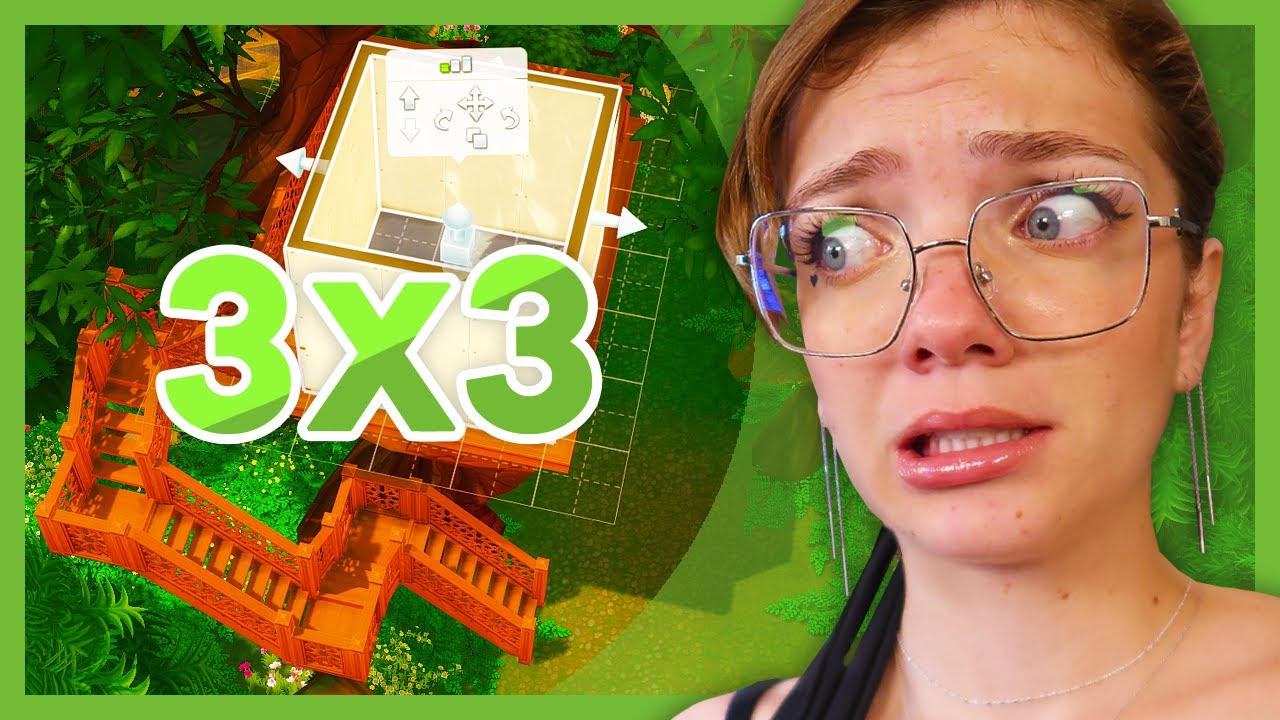 Une maison dans les arbres de 3x3 carreaux ? | Challenge Sims 4 🛠️