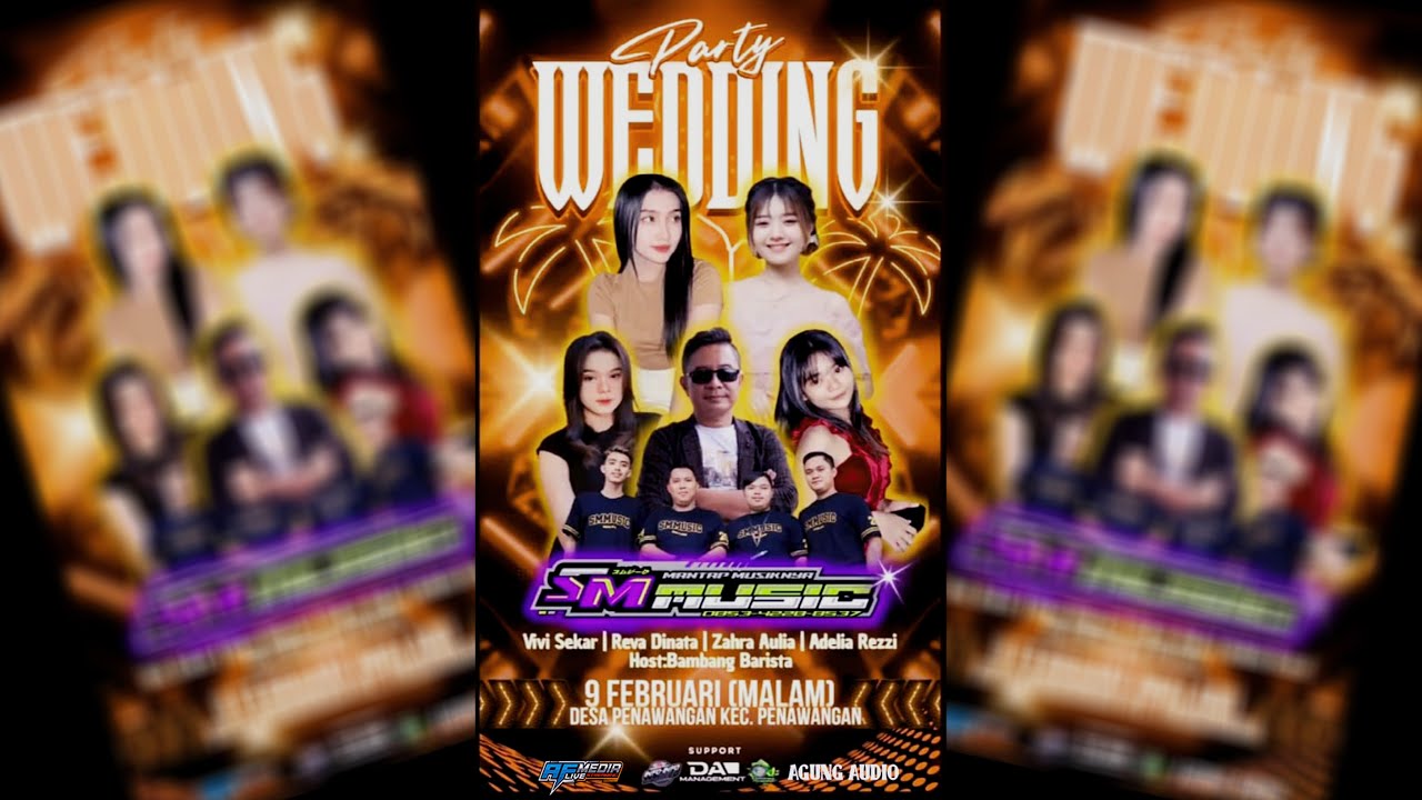 🔴LIVE SM MUSIC - WEDDING BAHTIAR & BETI - AGUNG AUDIO - TIARA LIGHTING PENAWANGAN 09-02 -2026 MLM
