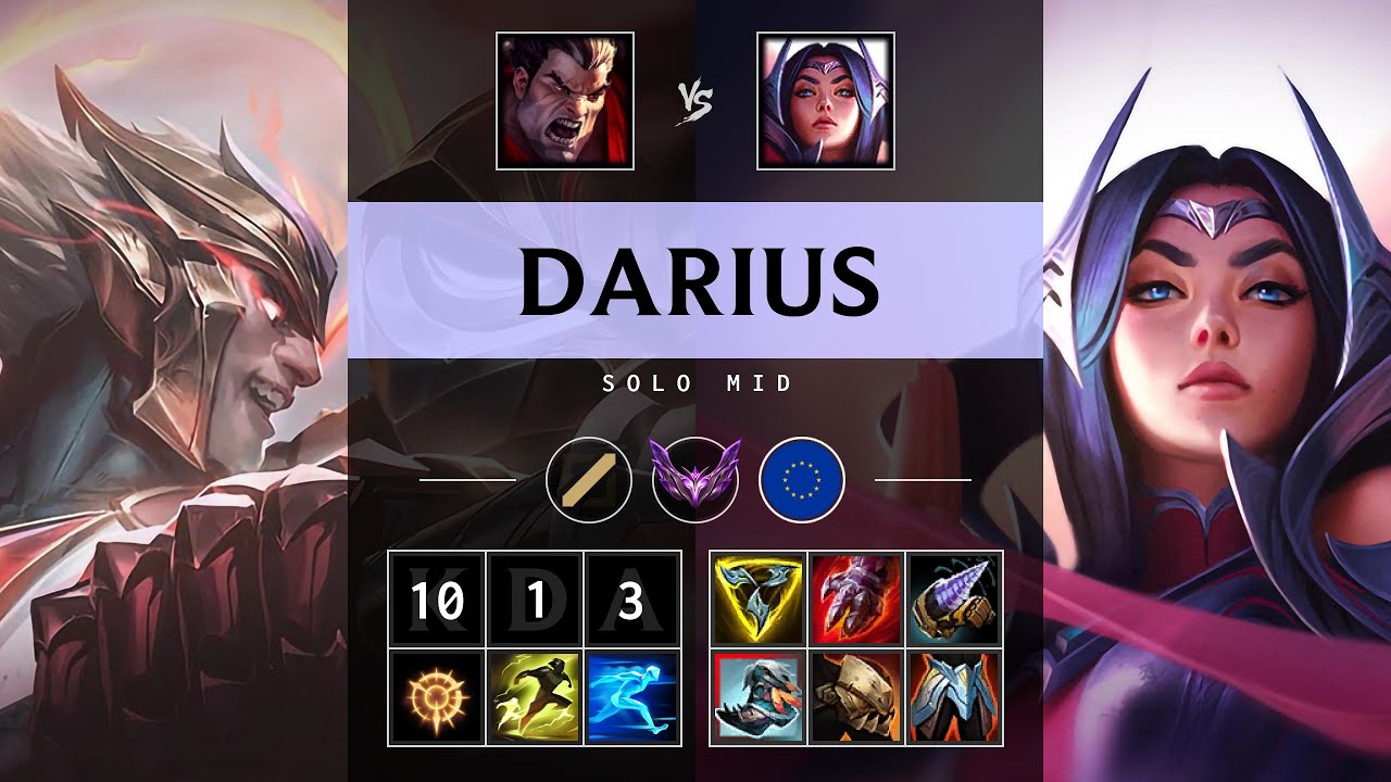 Darius Mid vs Irelia - EUW Master Patch 25.13