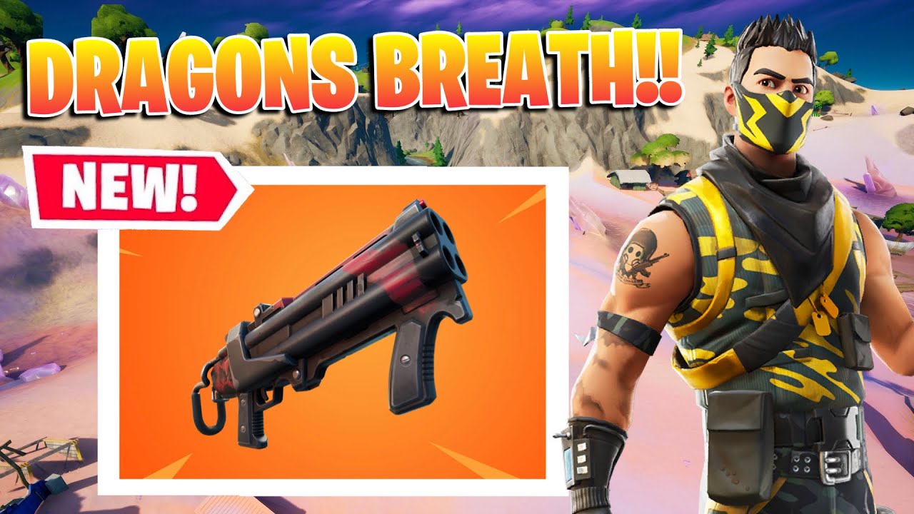 New Dragons Breath Shotgun?! New Best Shotty?? - Fortnite: Battle Royale Gameplay