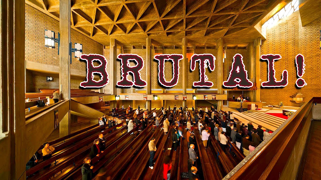 ⚠️ PRIVATE TOUR Igreja do Sagrado Coração - CONCRETE BRUTALIST Architecture Church! Lisbon, Portugal