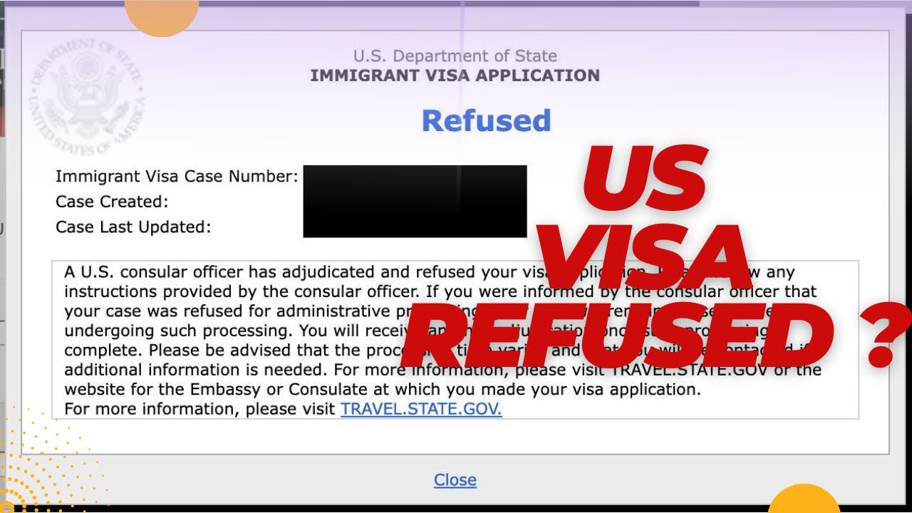 Visa Status shows as REFUSED? It doesn't means visa is REFUSED!